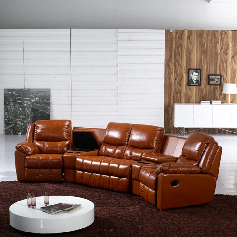 2022 cheap low price gray lazy boy modern manual leather recliner chair