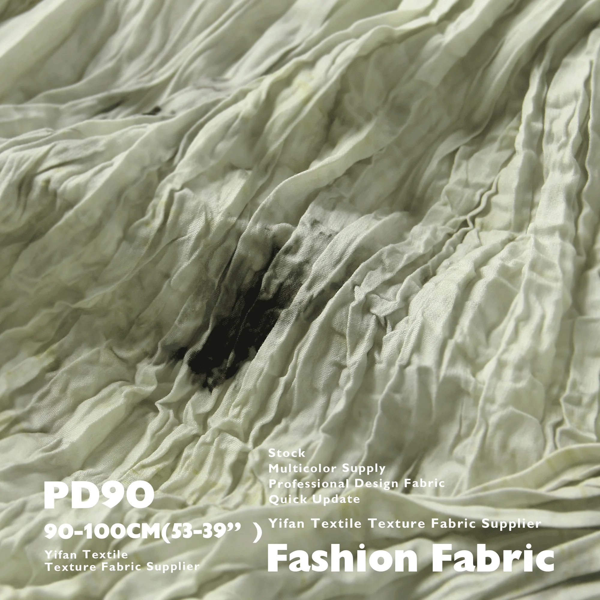 Fashion Fabrics Plant Dyed Ink Printed Fabric Natural Wrinkled Texture Fabric For Shirt Dress Skirt