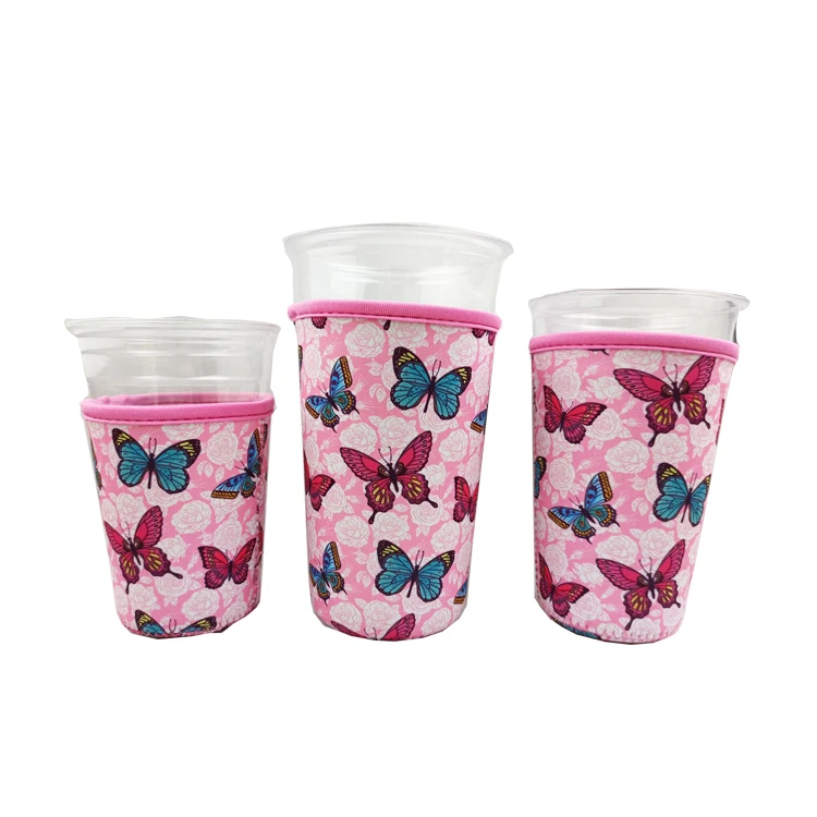 Neoprene Iced Insulated Coffee Sleeve for 16OZ 24OZ 32OZ Coffee Cup Sleeve/ Cover /Holder