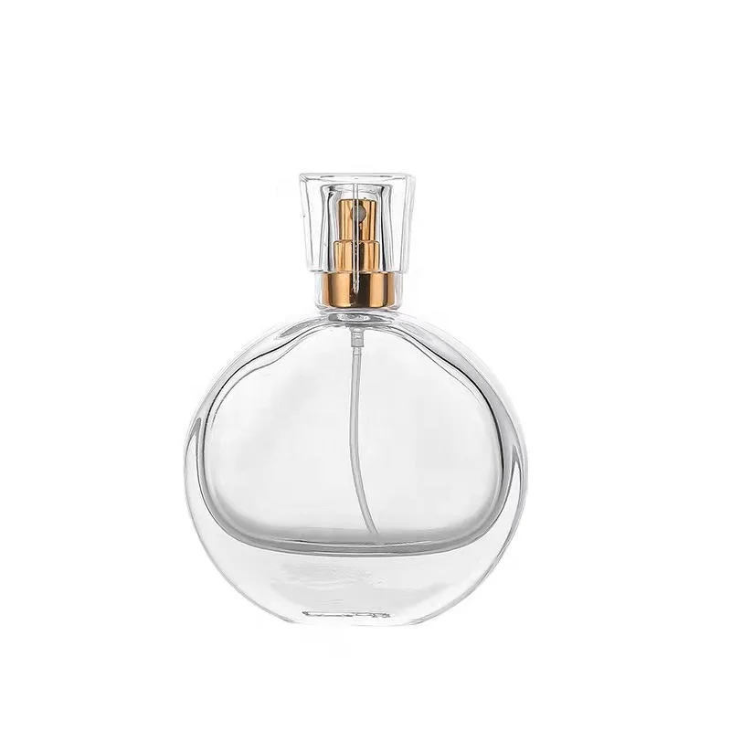 Оптовая продажа, роскошный уникальный парфюмерный флакон с золотым колпачком, 30 мл, 50 мл, 100 мл