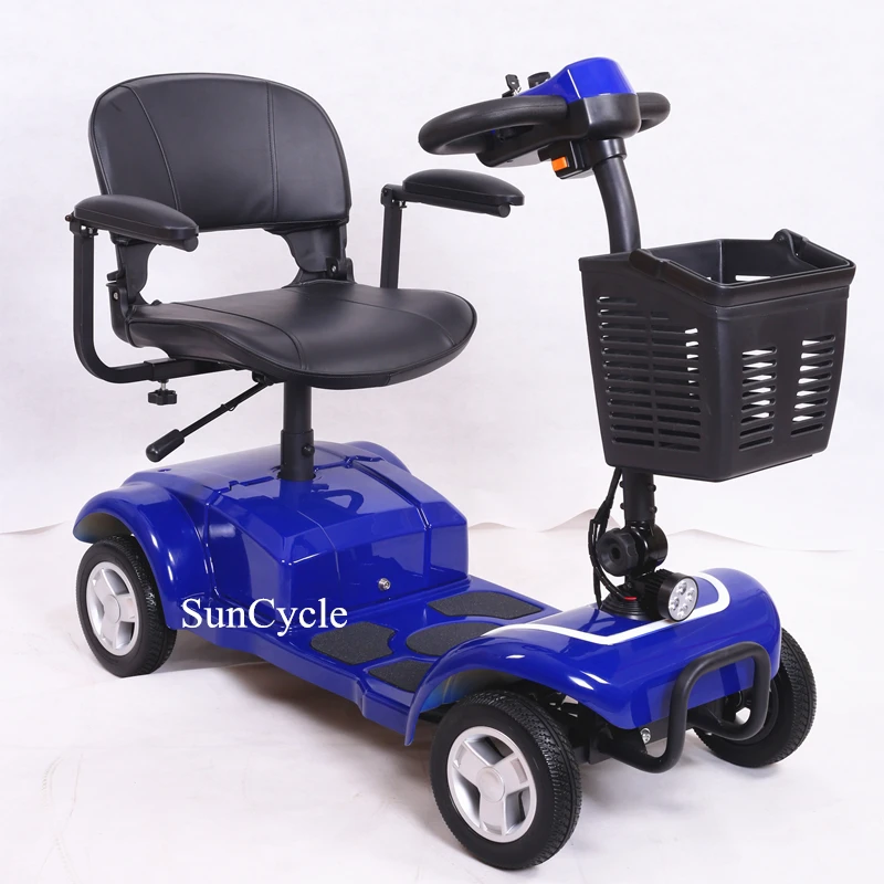 
Lightweight folding cheap disabled mobility scooter electric 4 wheel handicapped scooters 
