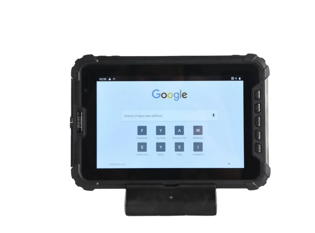 Прочный планшет с сканером штрих-кодов 8 дюймов android 9 2 0 ГГц аккумулятор 10000 мАч Водонепроницаемый nfc-ридер 500