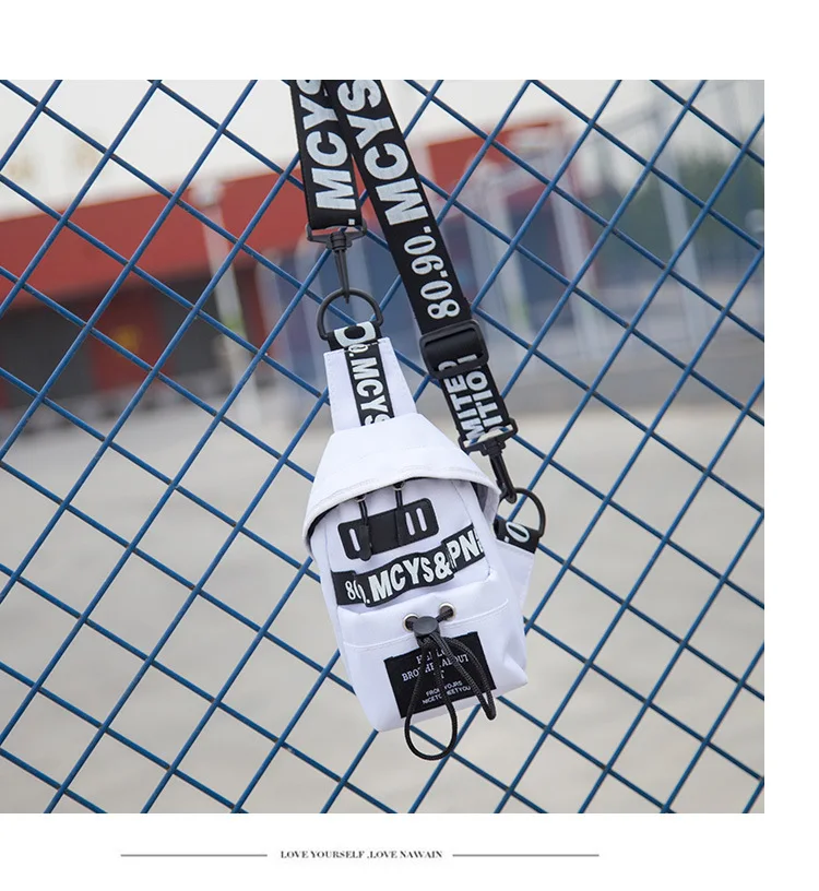 
Fashion Unisex Chest Bags Men Women Crossbody Messenger Bag 