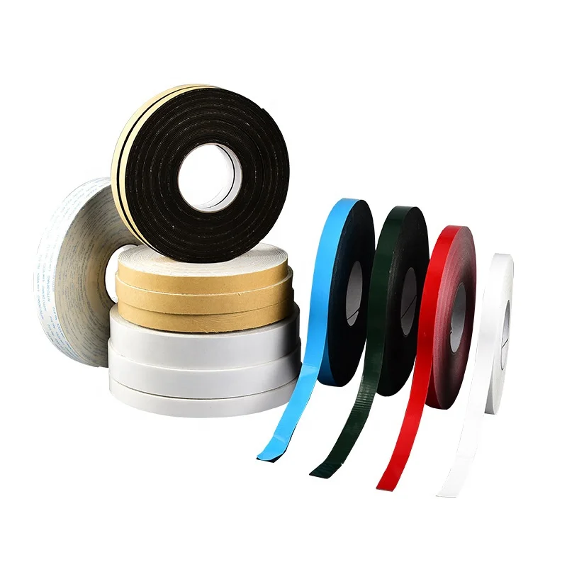 0.5mm 0.8mm 1mm 1.5mm 2mm 3mm 4mm 5mm 6mm Negro Blanca Cinta Doble Cara Faz Espuma Foam Tape