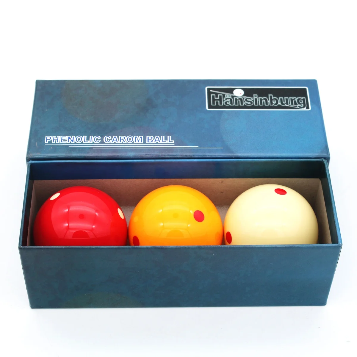 Hot Sale 61.5mm Resin 3PCS Billiard Carom Ball Set for Table Game