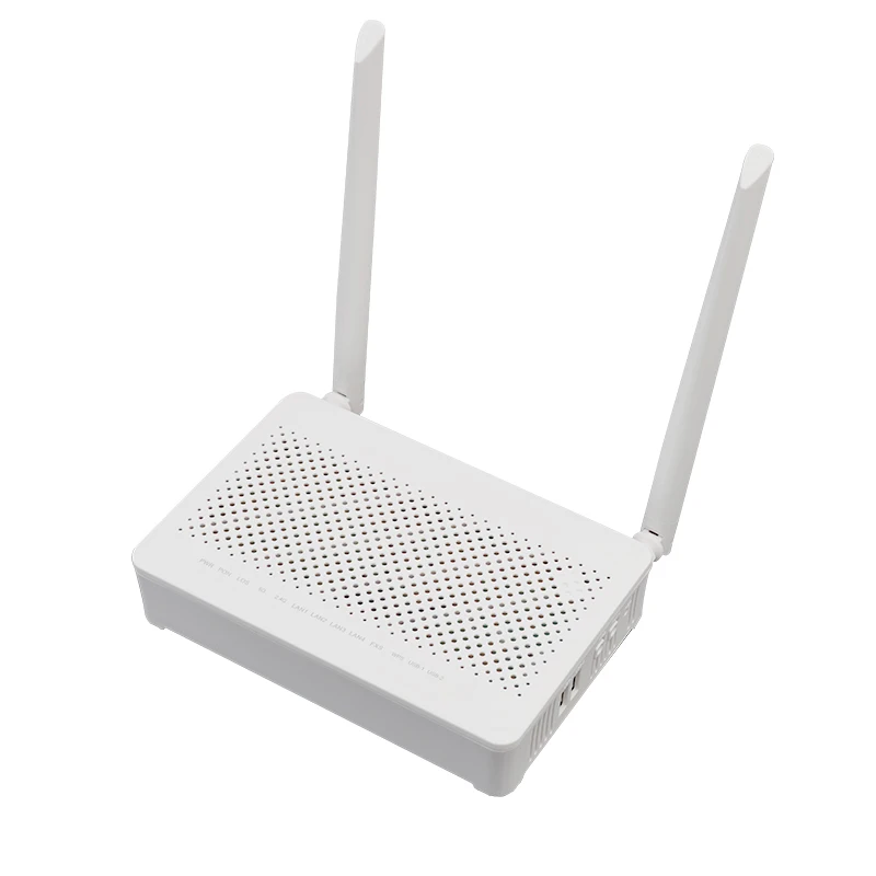 Hosecom высокоскоростной двухдиапазонный 2,4 ГГц и 5,8G 1GE 3FE CATV GPON Xpon ONU с Wi-Fi антенной