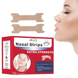 BLSEX 50 Pcs Breathe Nasal Strips Right Way Stop Snoring Anti Snoring Strips Easier Better Breathe Health Care