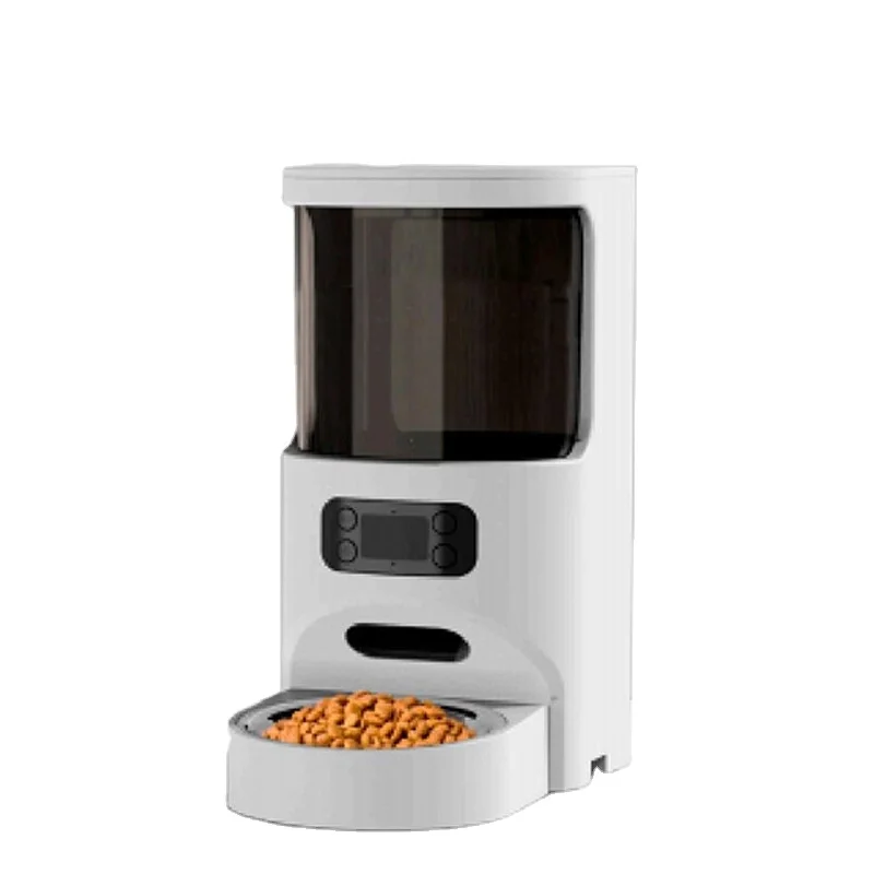 Top-Selling Automatic Cat Bowl with 5L Capacity Remote Control via APP WiFi Pet Food Feeder