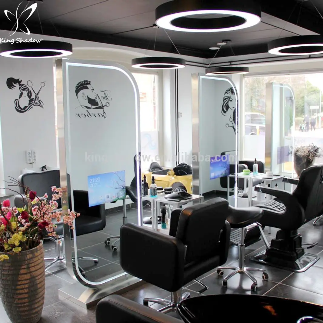 Горячая Распродажа! Оборудование для европейских салонов, зеркальное двустороннее зеркало, Стайлинг зеркал