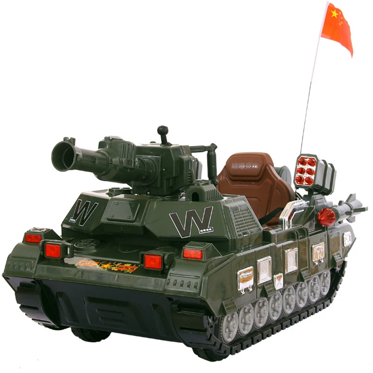 Hot Sale Factory Direct Toy Cars 12v Battery Kids Electric 2.4G Bluetooth Remote Control Toy Tank Car With Wholesale Price