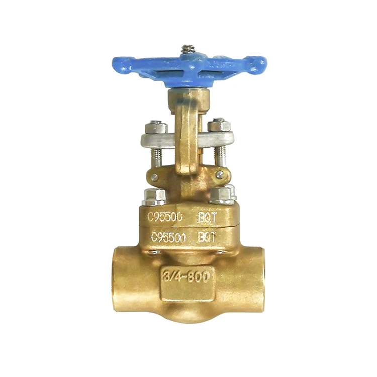 
Forged steel aluminum bronze and brass stem gate valve sea water gate valve 