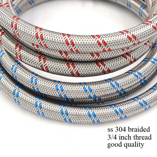 3/4 inch flexible SS braided washing machine hose for America market