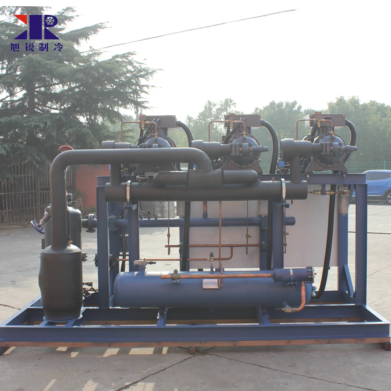 High Quality Air Cooled Hanbell Screw Compressor Condensing Units Refrigeration racks for Store Cold Room