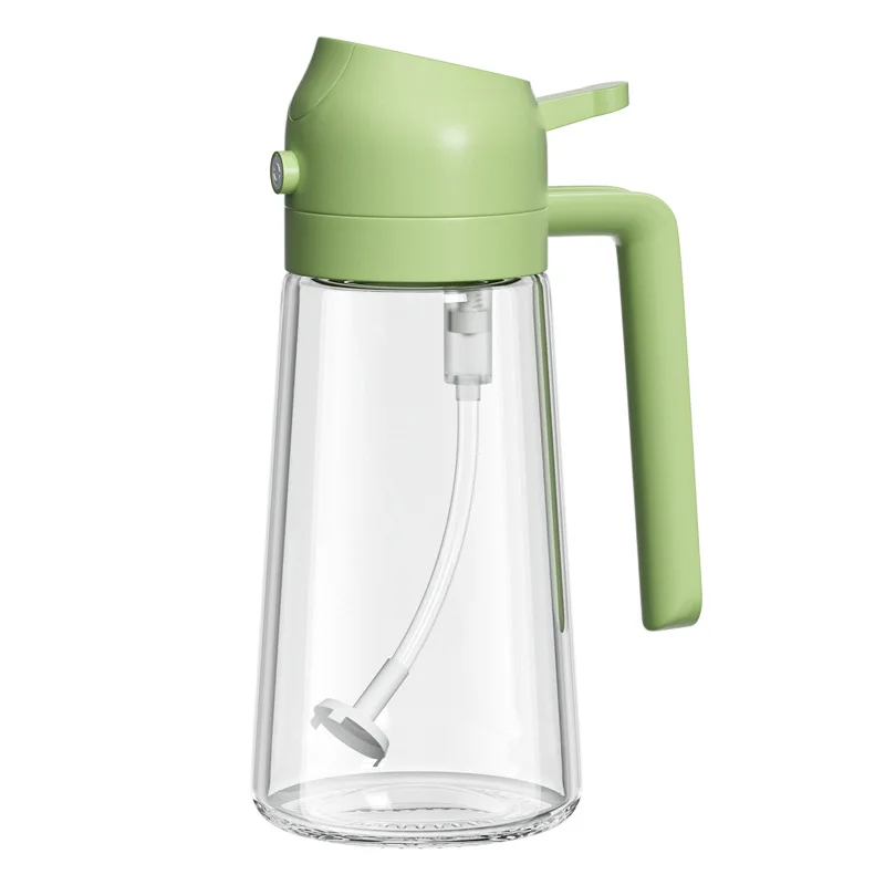 Oil Spray Bottle Glass Household Kitchen Leak-proof Oil Bottle Atomized Mist Edible Oil Container