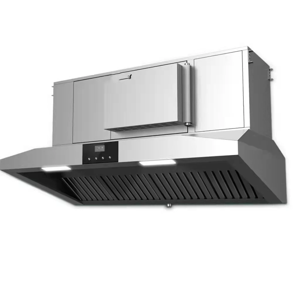 RUITAI Commercial ventilation kitchen 95% removal rate  exhaust system range hood