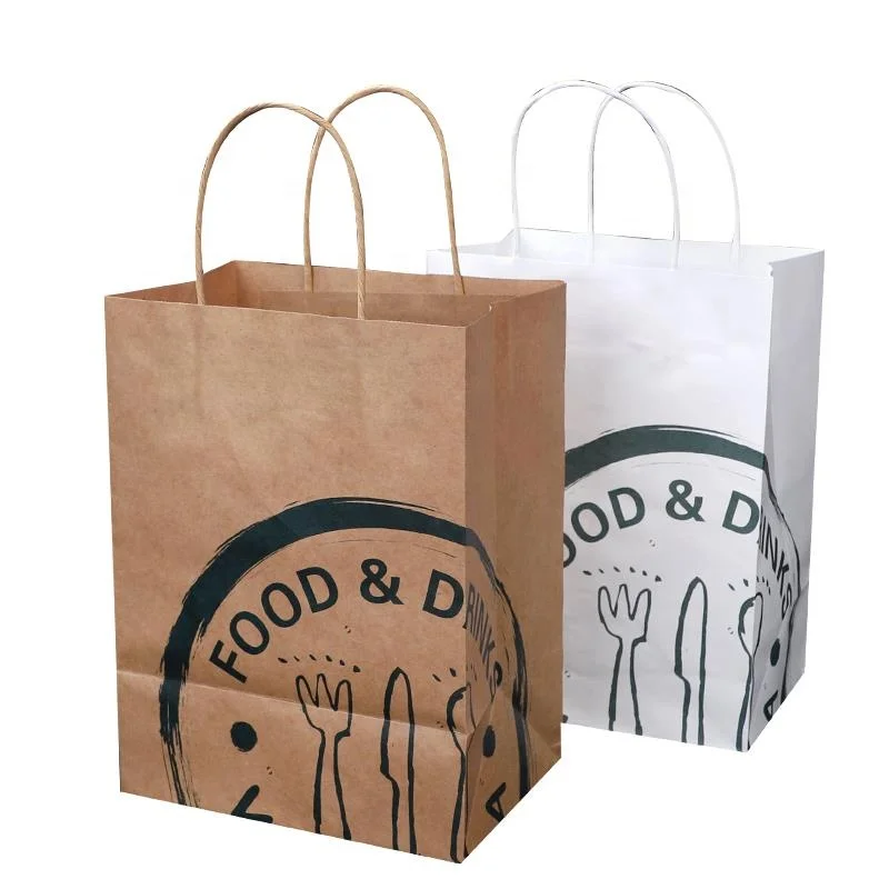 Craft Paper Bag Customize Paper Bags With Your Own Logo for Food