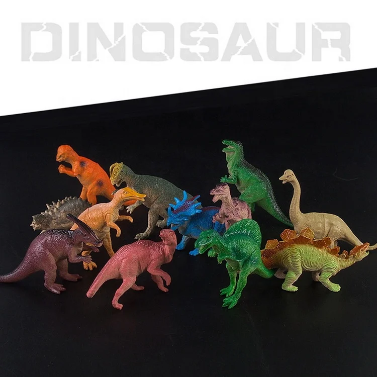 12 models 4 inch mini dinosaur toys for school