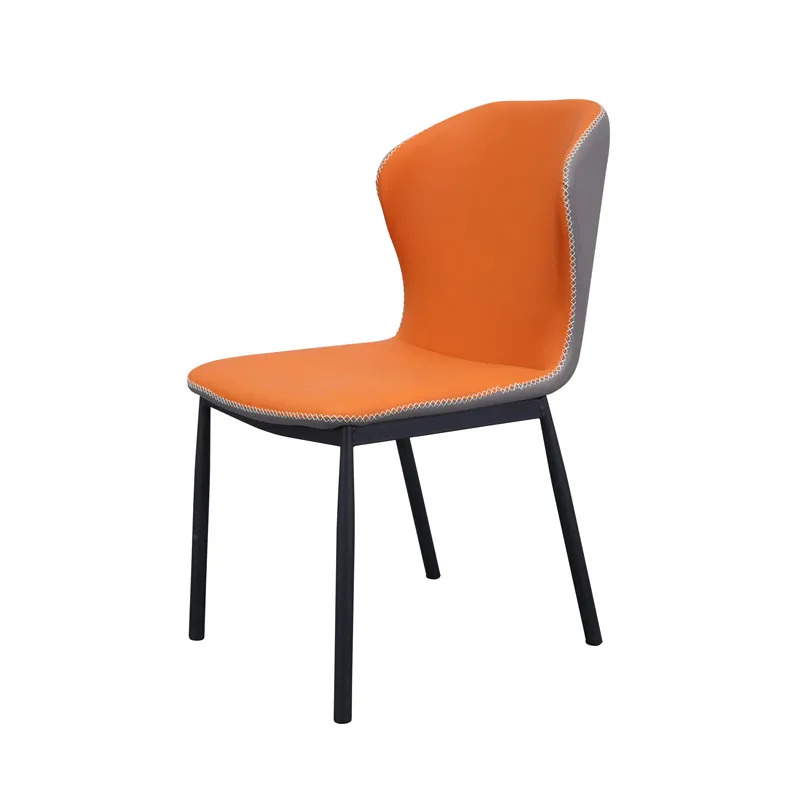 home furniture new design double color green velvet dining chairs