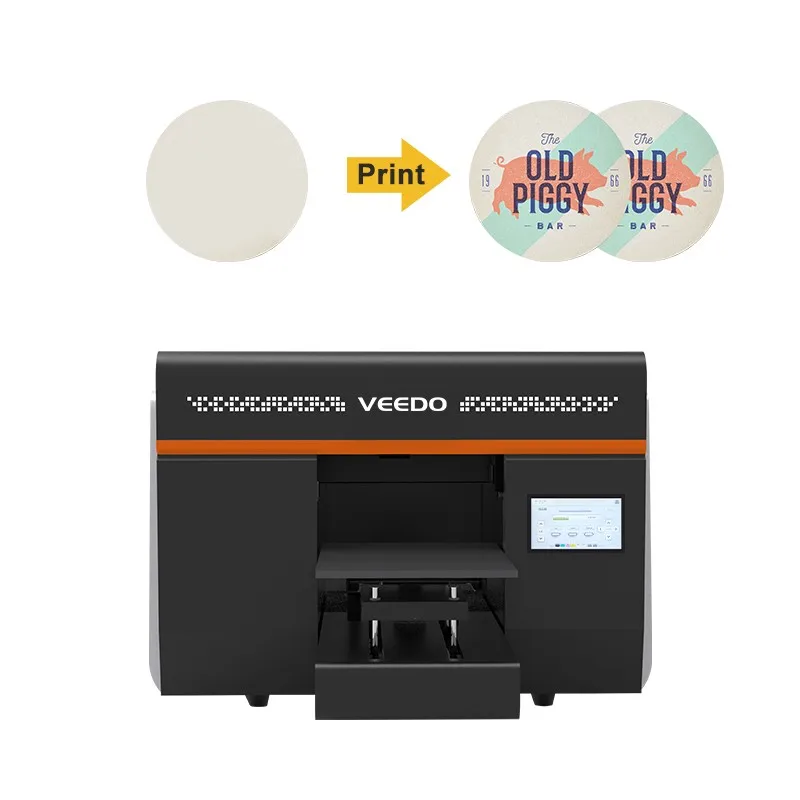 Automatic A3 Size Uv Dtf With Varnish I3200 Heads Uv Led Flatbed Printer