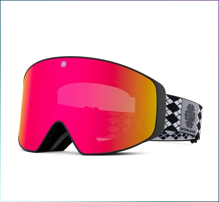 HUBO Sports Wholesale Custom Snow Otg Design Snowboard Anti Fog Magnetic Ski Sun Glasses For Men