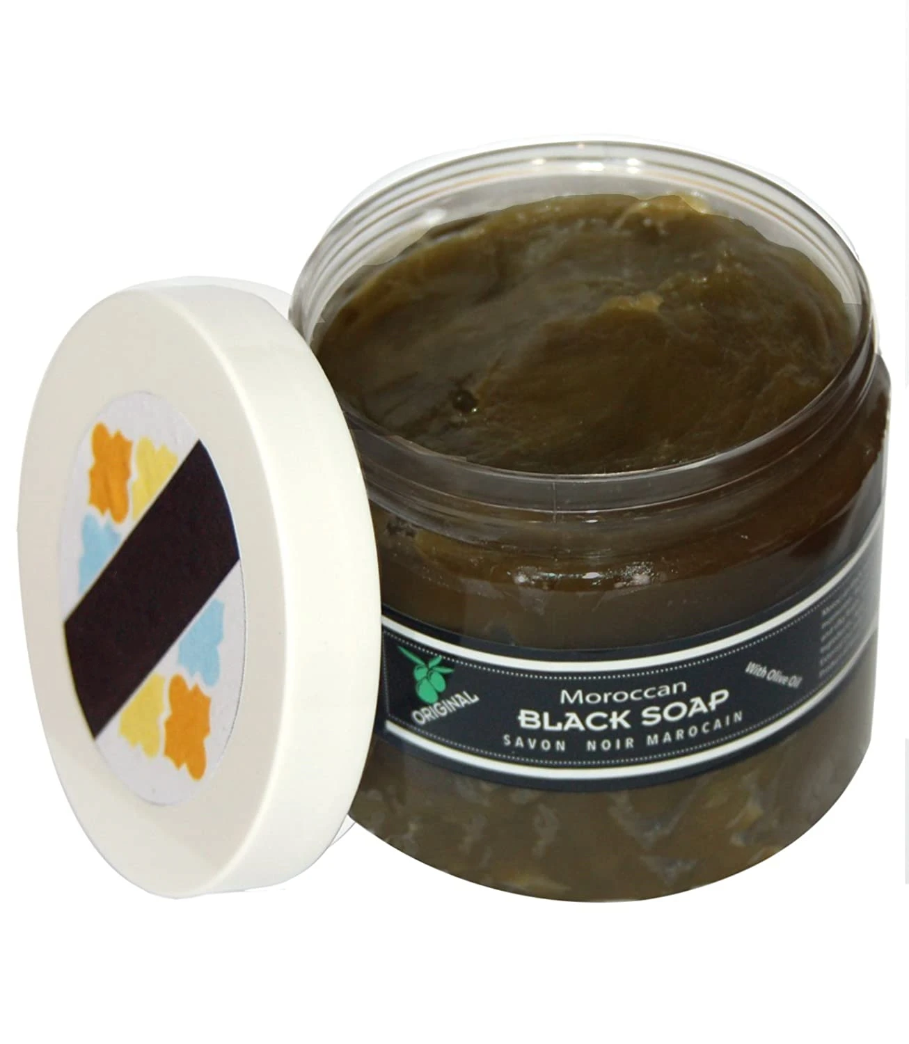 100% Natural African Moroccan Body Shower Black Soap Spa Grade Deep Cleansing Classic Olive Moisturizing Shaving Bath Soap