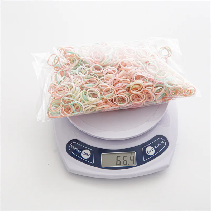 Soft Hair Elastics Ties Bands 2mm in Width and 30mm in Length