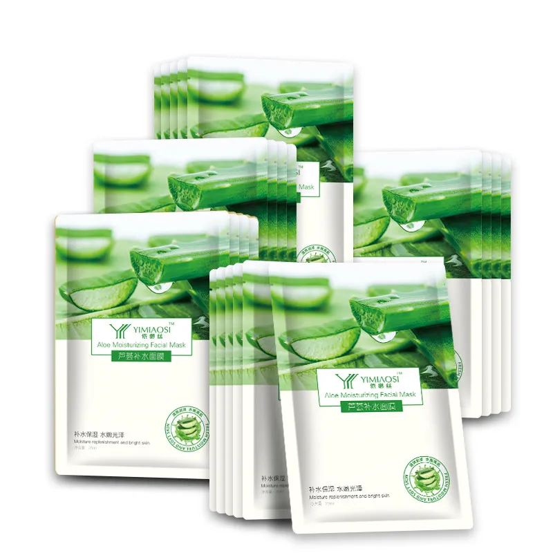 OEM; Экстракт алоэ вера увлажняющая маска для лица, полотенце после загара ремонт сокращает поры, акне Алоэ Вера маска для лица Уход за лицом