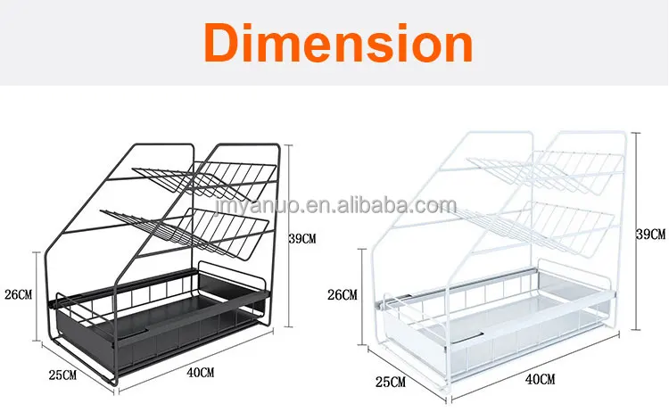 Rectangular Three Layer Tabletop Seasoning Shelves Display Bottle Kitchen Storage Rack