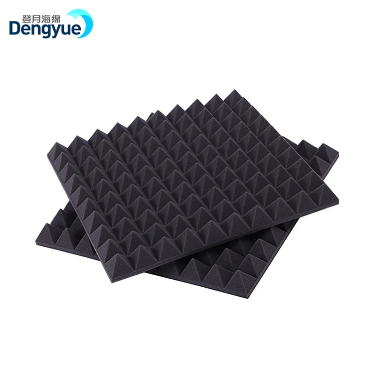 Acoustic Foam Panels 50 * 50 * 5  Sound Absorbing Dampening Wall Foam modern Pyramid acoustic foam