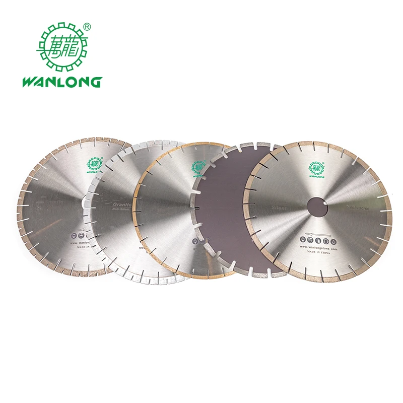 WANLONG Stone Saw Blade Of Horizontal Cutting Blade And Segment For Granite And Marble