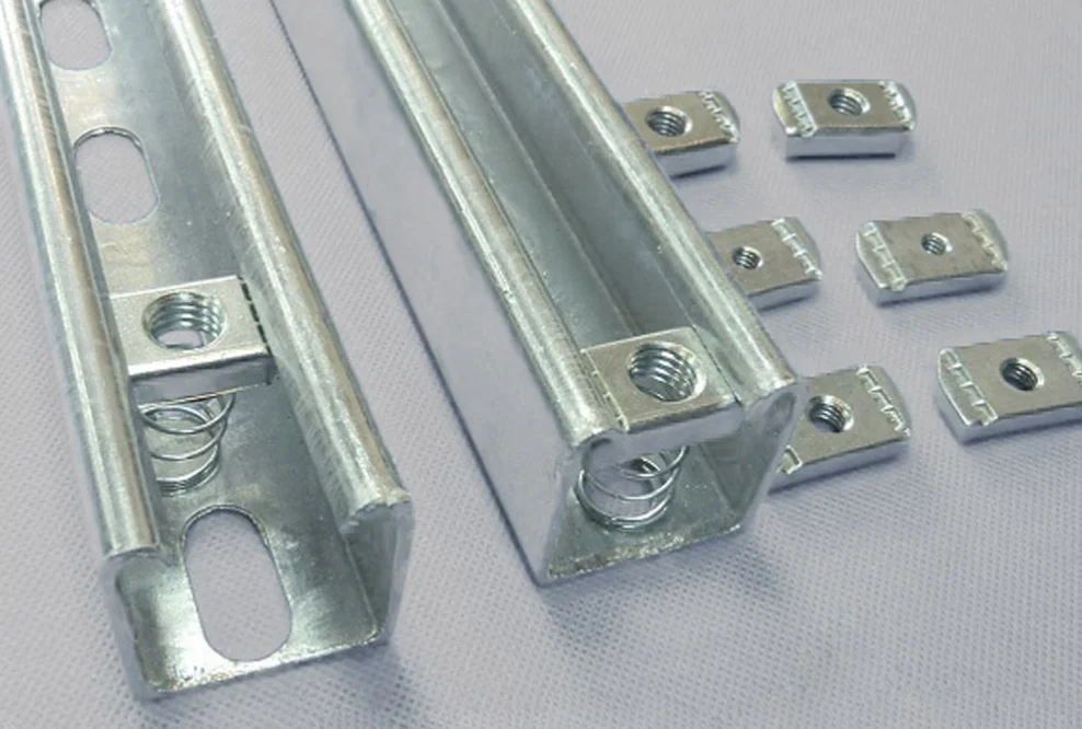 photovoltaic support systems SS316 Unistrut 41x41x2.0 Hdg Strut Channel Unistrut