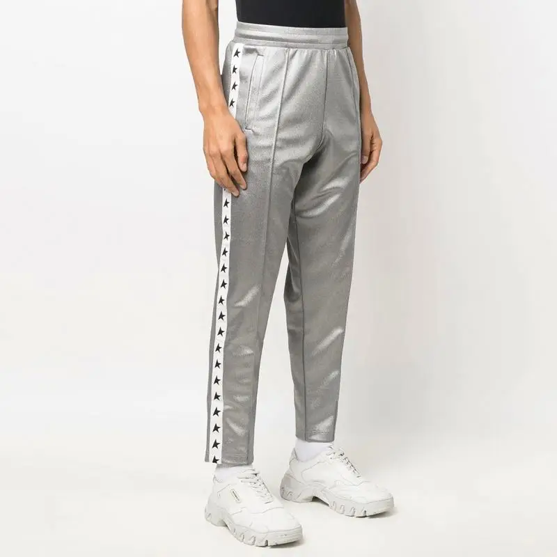 Men Side Detachable Buttons Street Style Custom Logo Pants Slim Mens Wholesale Men Pants Trousers