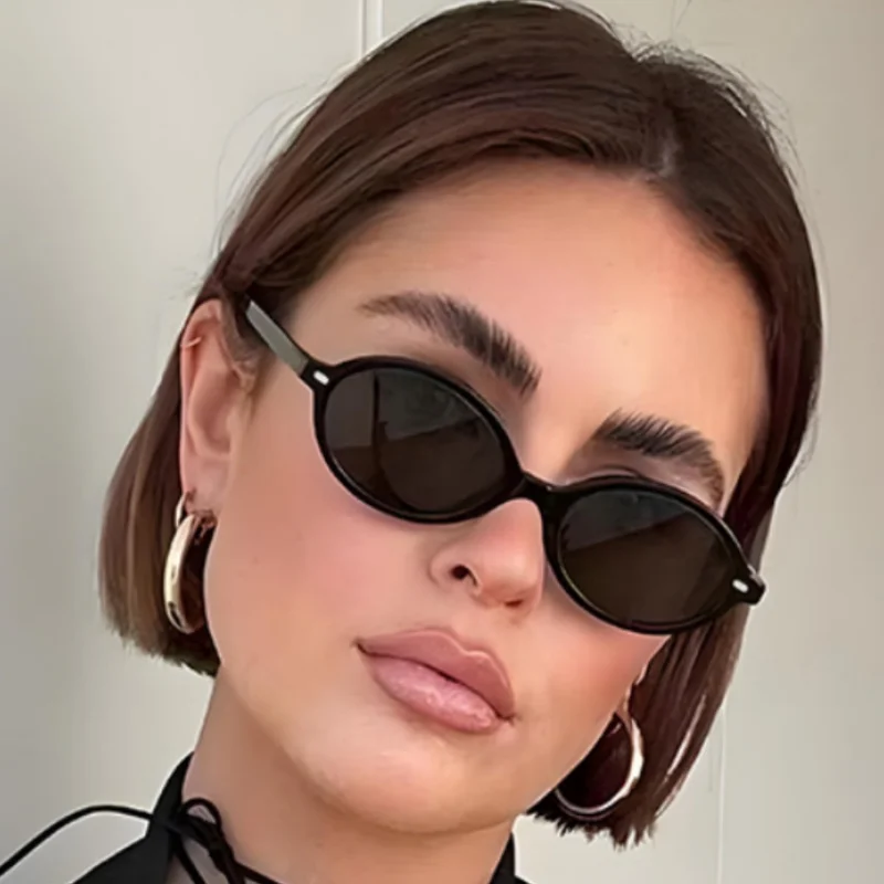 Designer Circle Gold Steampunk Classic Male Unisex Sun Glasses Small Round Shaped Tortoise Gradient Color Sunglasses For Men