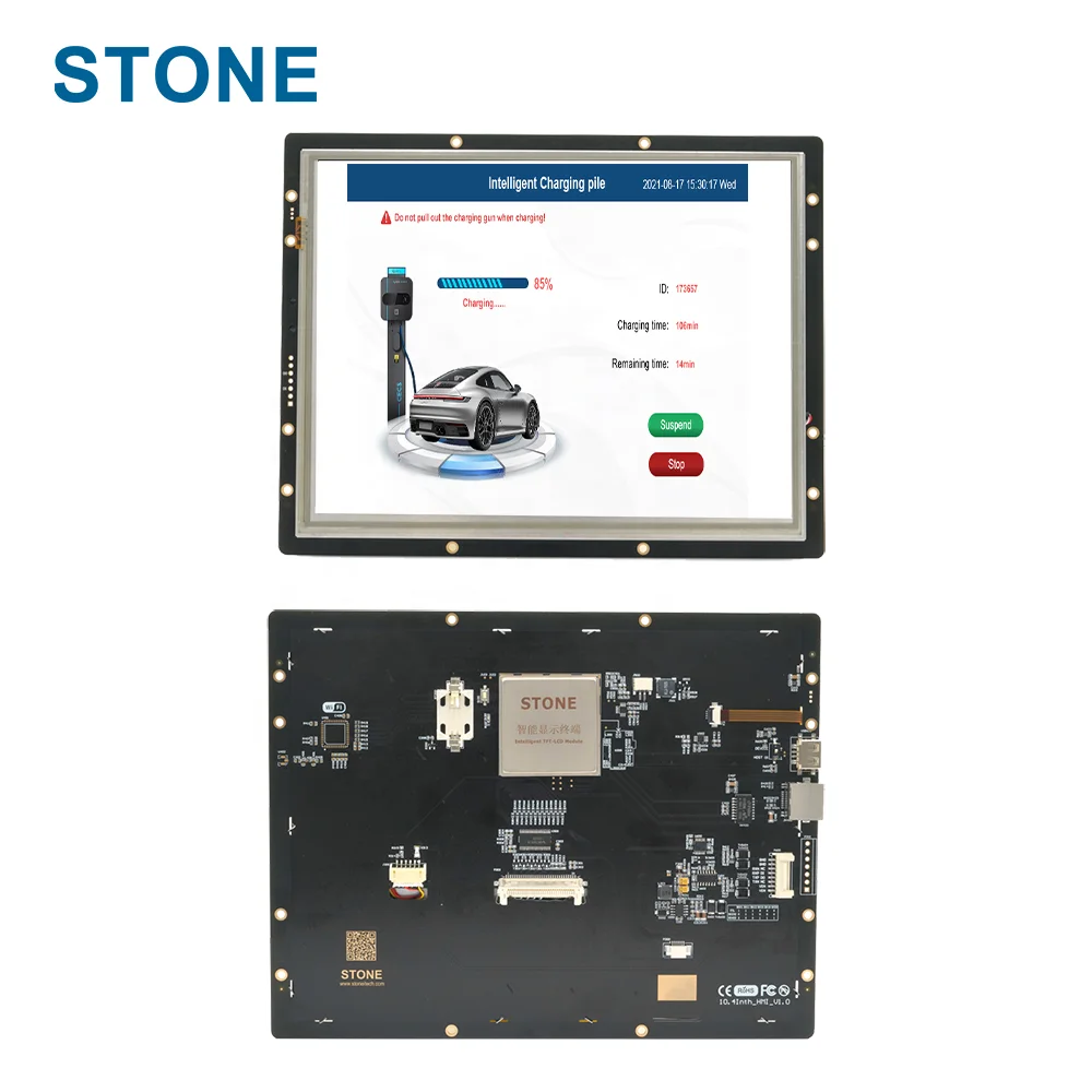 STONE 10.4 inch tft LCD Module 1024*768 resolution 262K Colors UART HMI Touch Screen Display LCD Module