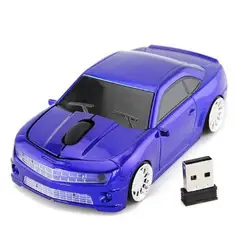Wireless Computer Mouse Cool Sport Car Mice With USB Receiver 1600 DPI Optical  With Mouse