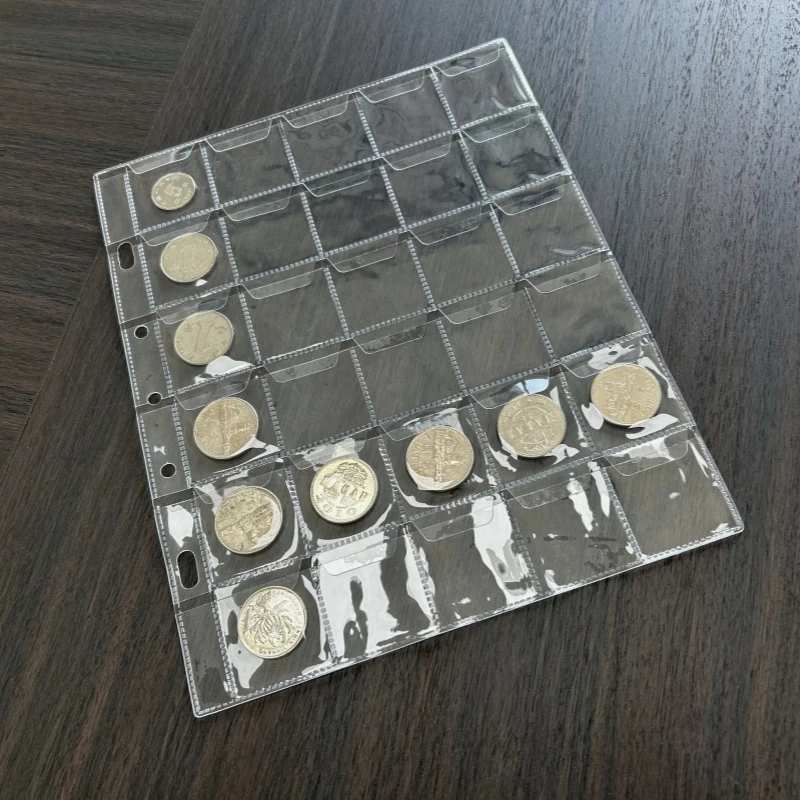 Coin Album for Coin Collection Book Display Storage Case Coins/stamps protector Collection page