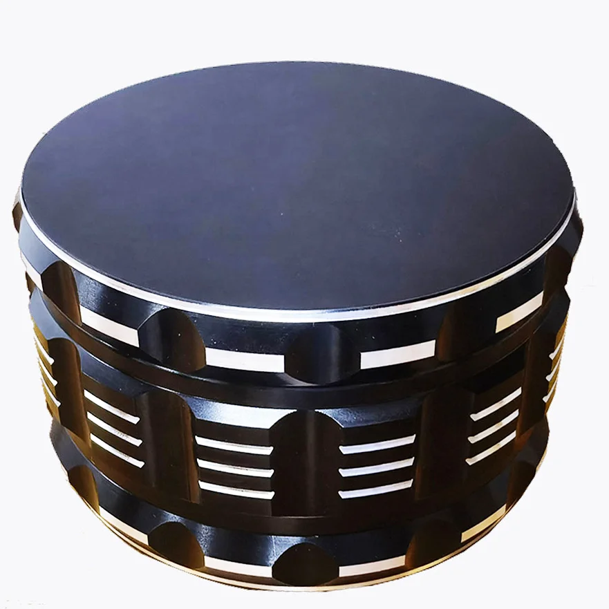 100mm 4part Aluminum Smoking Accessories Weed Herb Grinder For Tobacco