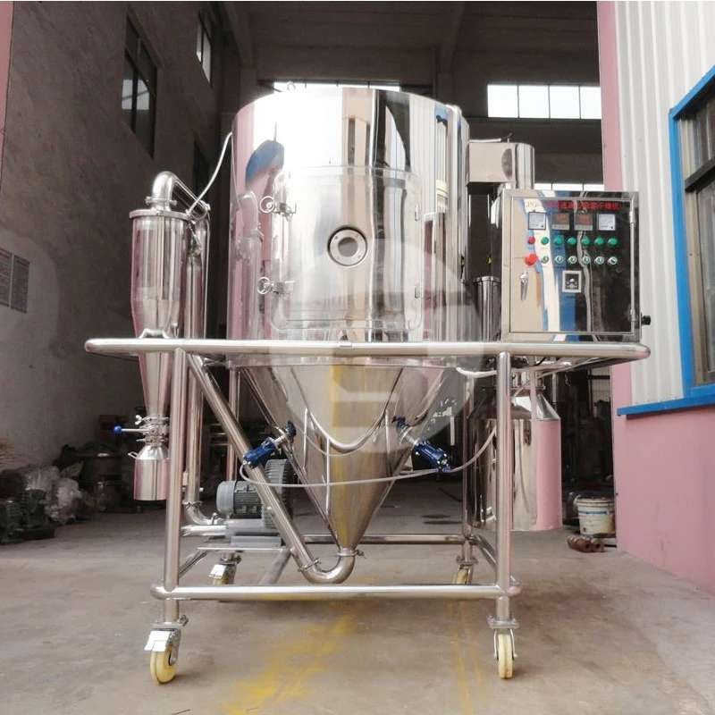 20Kg/h automatic centrifugal herbal extract yolk pectin algae yeast extract spray dryer machine