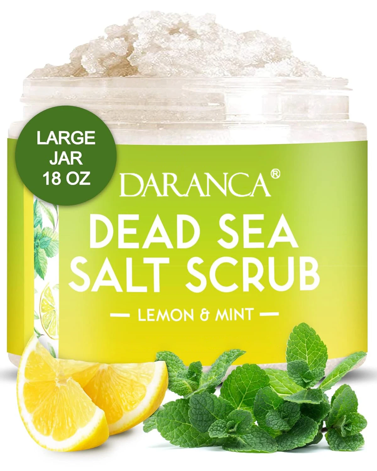 Hot Sell Exfoliating Lemon Oil Dead Sea Salt Deep Cleansing Face & Body Scrub Anti-Cellulite Hairs & Dead Skin Remover