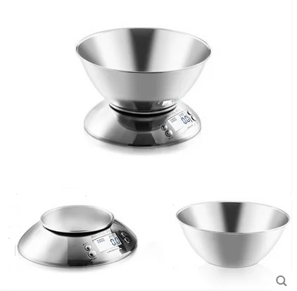Digital Food Kitchen Scale 5kg 1g Capacity With Bowl