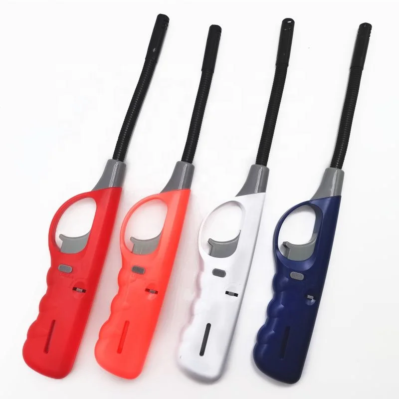 JZDD-220F Wholesale Cheap Butane Jet Flame Torch Kitchen Colour Windproof Refillable Lighter for BBQ and Tobacco Use