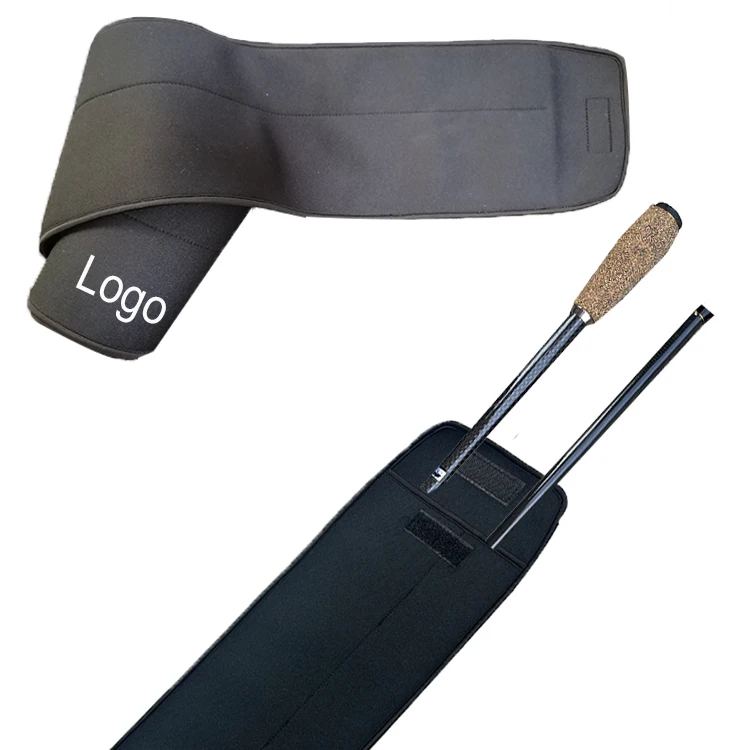 Customized Size Multi Fishing Spinning Casting Rod Sleeve Durable Neoprene Fishing Pole Protector Cover Bag