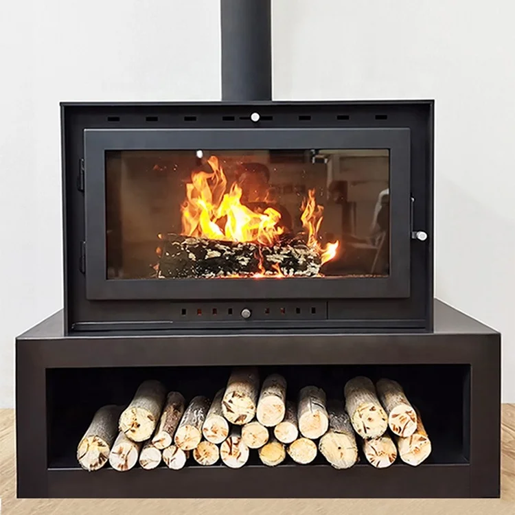 Superior Freestanding Wood Burning Stove Factory Low Price  Heating Fireplace Rustic Cast Iron Wood Stove