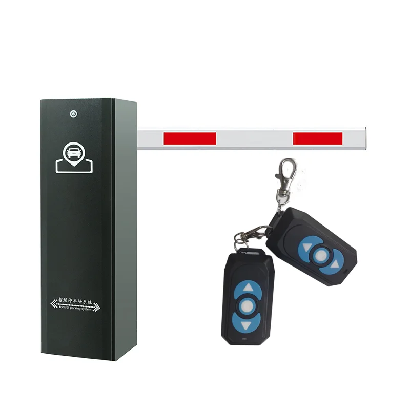 Dc 24v 0.6s 3 Meter Servo Motor Barrier Gate Remote Toll Plaza Gate For Car Parking Lot & Toll Collection