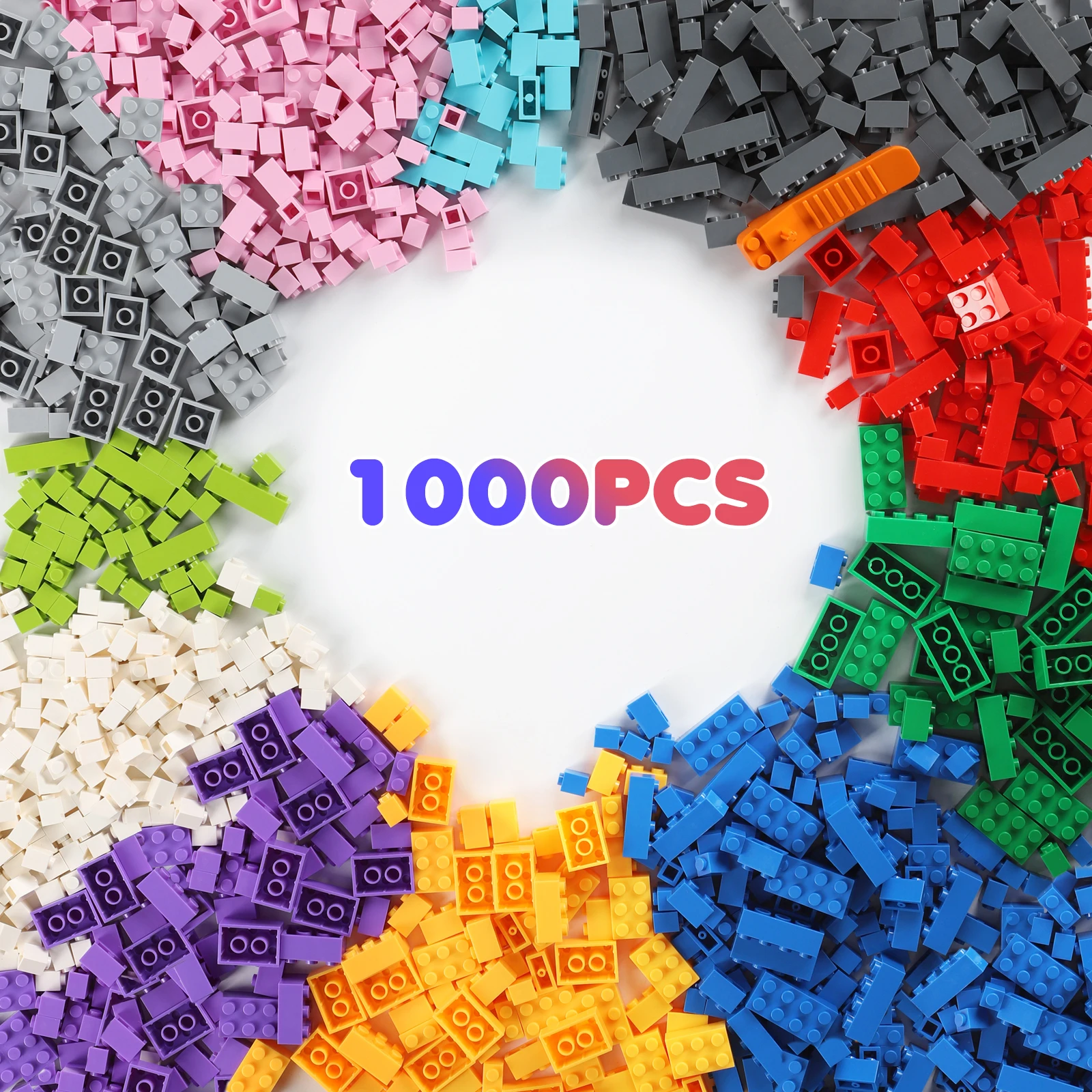 1000 шт. классические Строительные кирпичи стволовых строительные блоки игрушка науки инженерно-математика развивающие нарядное кирпичи
