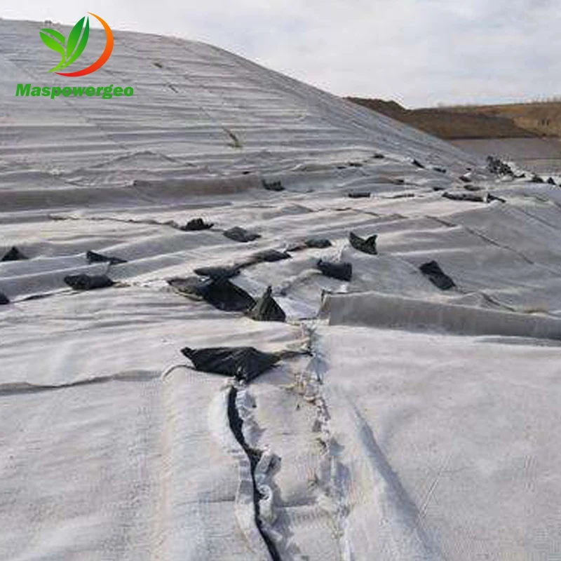 Tri-planar geocomposite drainage geonet for landfill