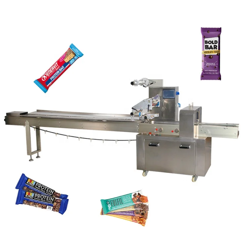 Energy Bar Grain Bar Grain Nuts Snacks Fruit Block Snacks Making Machine Production Line