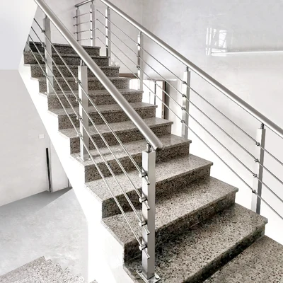 Top sale Home Outdoor Safty Horizontal 304 316 Stainless Steel Pipe Deck Terrace Crossbar Railing Tube Balustrade Pipe Fence