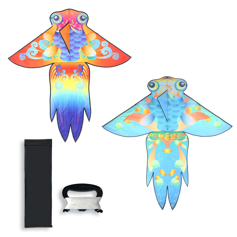 Китайский Летающий змей оптовая продажа новый с золотой рыбкой большие скидки пользовательский свет для детей уличный