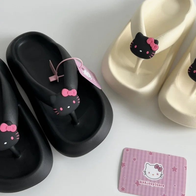 Cartoon cat slippers Flip flops for home and outdoor wear Casual flip flops